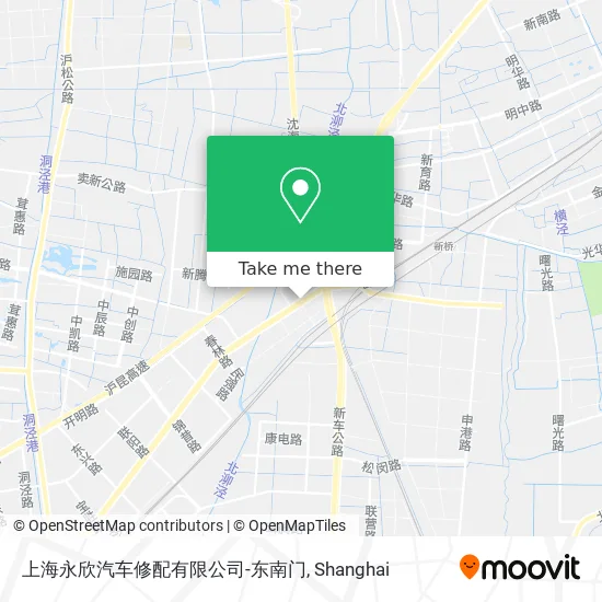 上海永欣汽车修配有限公司-东南门 map