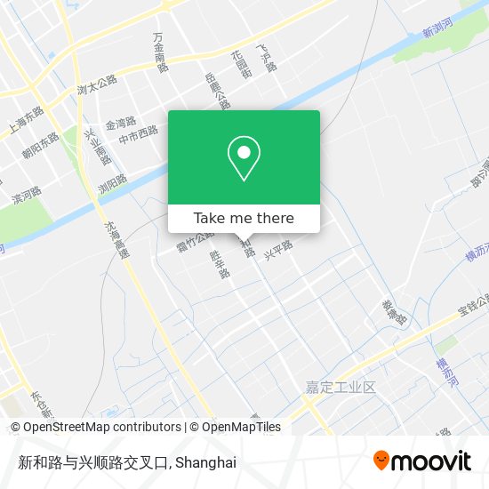 新和路与兴顺路交叉口 map