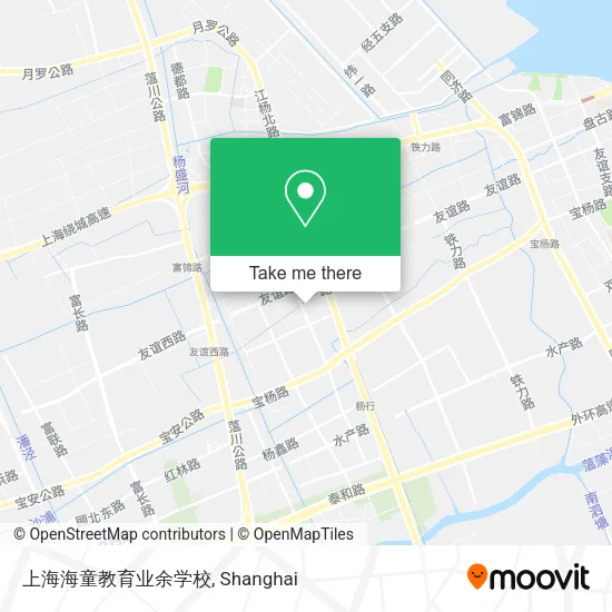 上海海童教育业余学校 map
