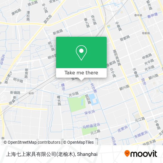 上海七上家具有限公司(老榆木) map