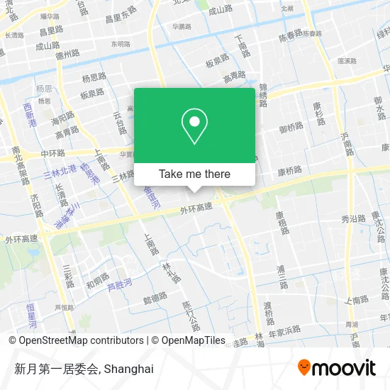 新月第一居委会 map