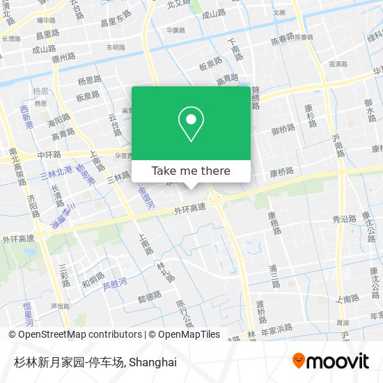 杉林新月家园-停车场 map
