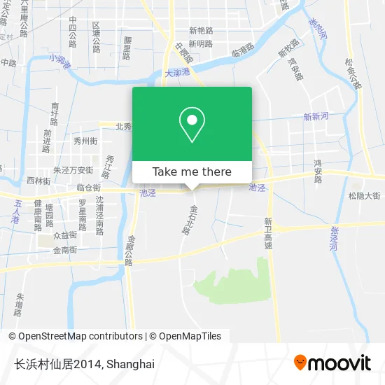 长浜村仙居2014 map