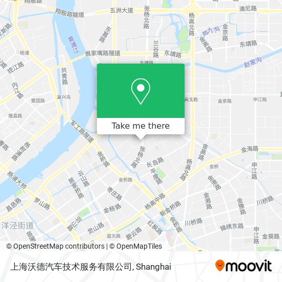 上海沃德汽车技术服务有限公司 map