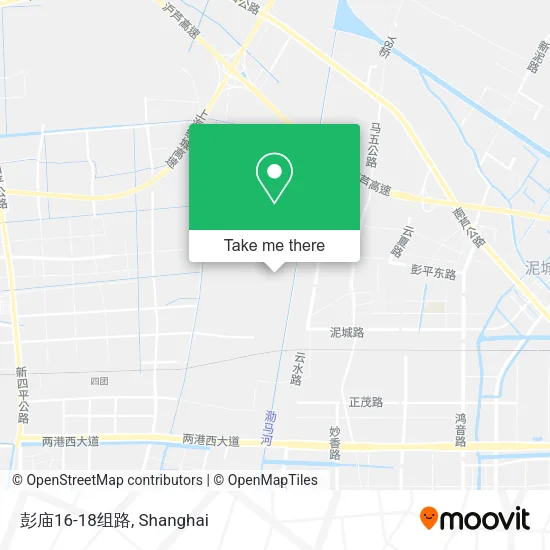 彭庙16-18组路 map
