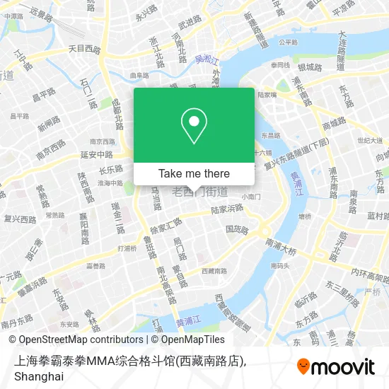 上海拳霸泰拳MMA综合格斗馆(西藏南路店) map