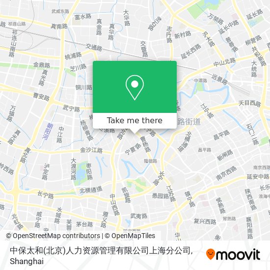 中保太和(北京)人力资源管理有限公司上海分公司 map