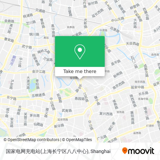 国家电网充电站(上海长宁区八八中心) map