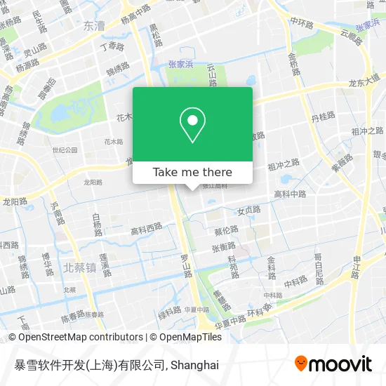 暴雪软件开发(上海)有限公司 map