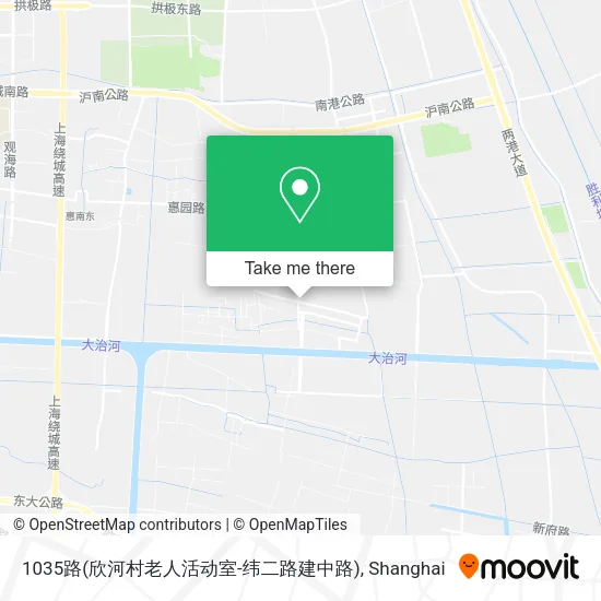1035路(欣河村老人活动室-纬二路建中路) map
