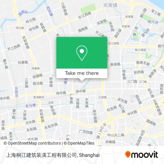 上海桐江建筑装潢工程有限公司 map