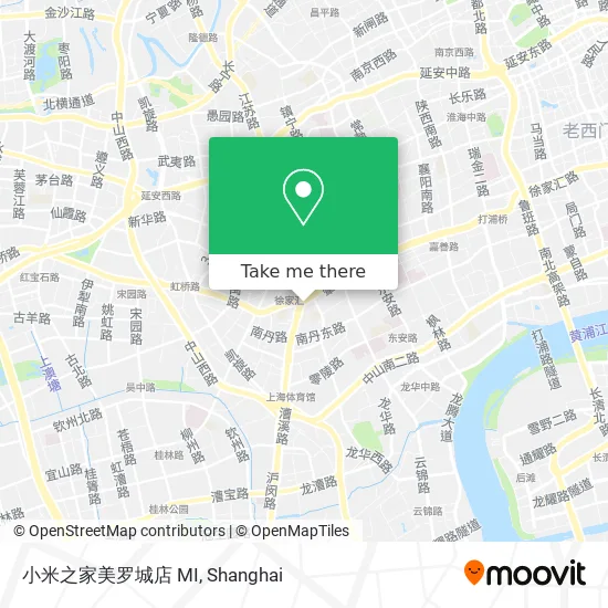 小米之家美罗城店 MI map