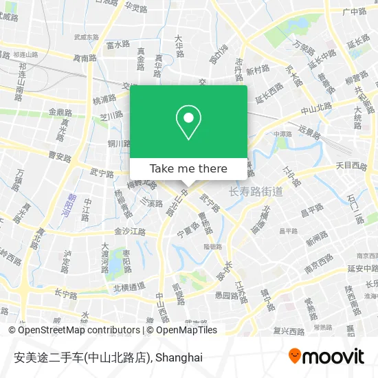 安美途二手车(中山北路店) map
