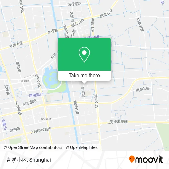 青溪小区 map