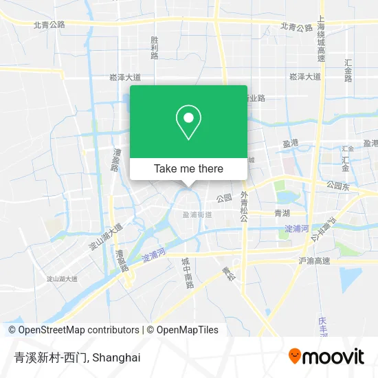青溪新村-西门 map