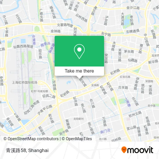 青溪路58 map