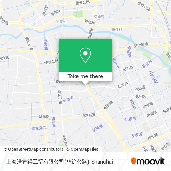上海浩智得工贸有限公司(华徐公路) map