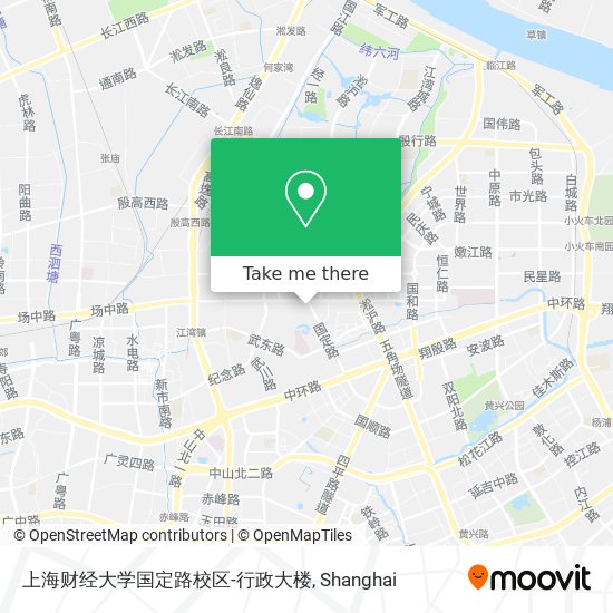 上海财经大学国定路校区-行政大楼 map