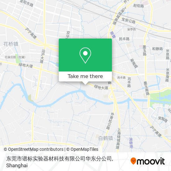 东莞市谱标实验器材科技有限公司华东分公司 map