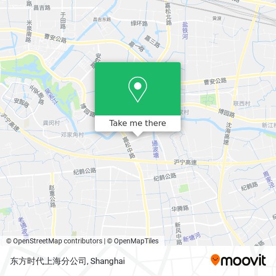 东方时代上海分公司 map