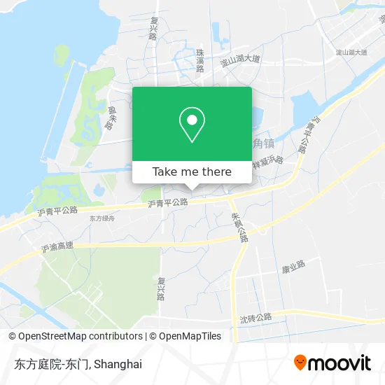 东方庭院-东门 map