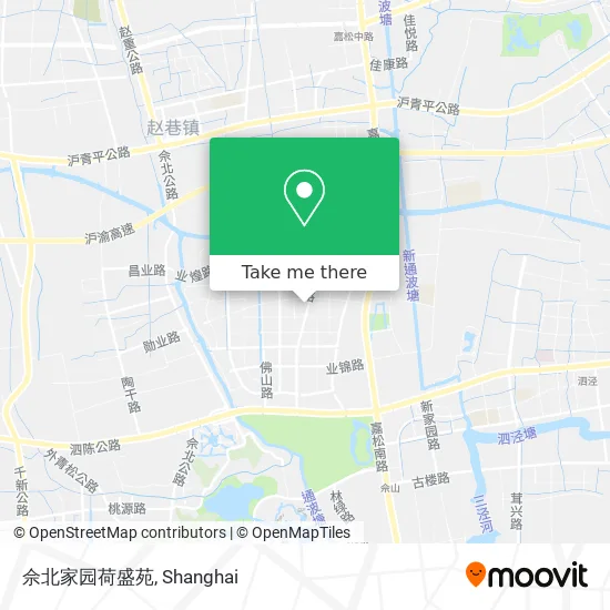 佘北家园荷盛苑 map