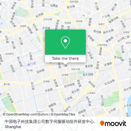 中国电子科技集团公司数字伺服驱动组件研发中心 map