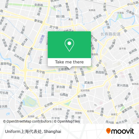 Uniform上海代表处 map