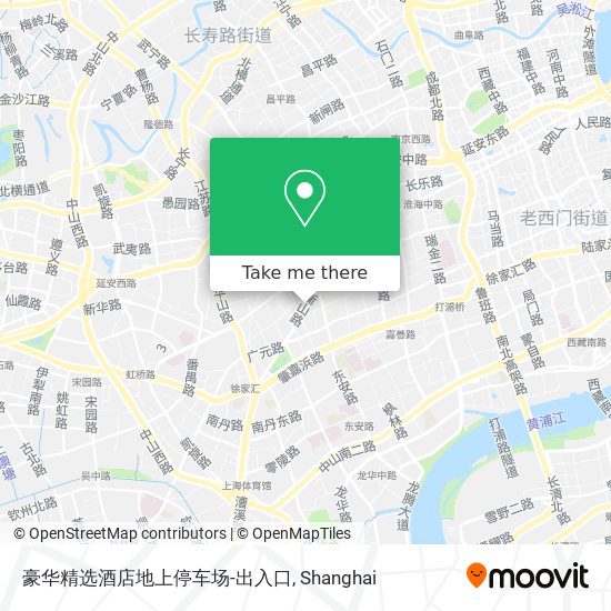 豪华精选酒店地上停车场-出入口 map