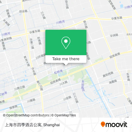 上海市四季酒店公寓 map