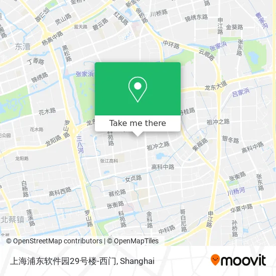 上海浦东软件园29号楼-西门 map