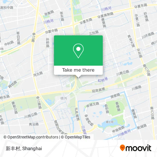 新丰村 map