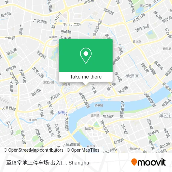 至臻堂地上停车场-出入口 map
