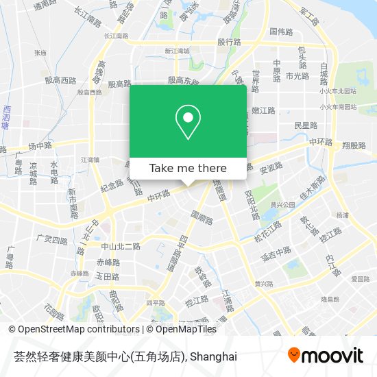 荟然轻奢健康美颜中心(五角场店) map