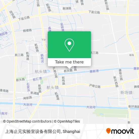 上海止元实验室设备有限公司 map