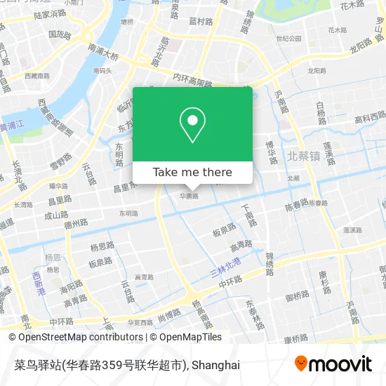 菜鸟驿站(华春路359号联华超市) map