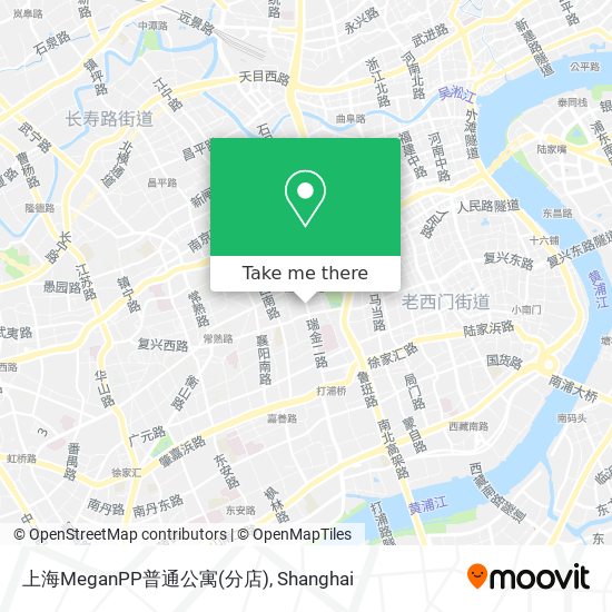 上海MeganPP普通公寓(分店) map