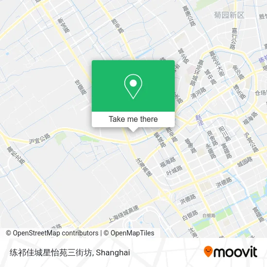 练祁佳城星怡苑三街坊 map