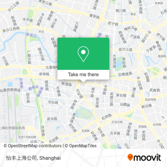 怡丰上海公司 map