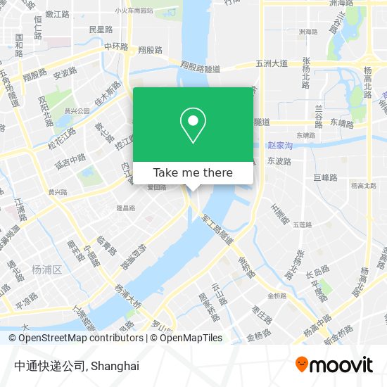 中通快递公司 map