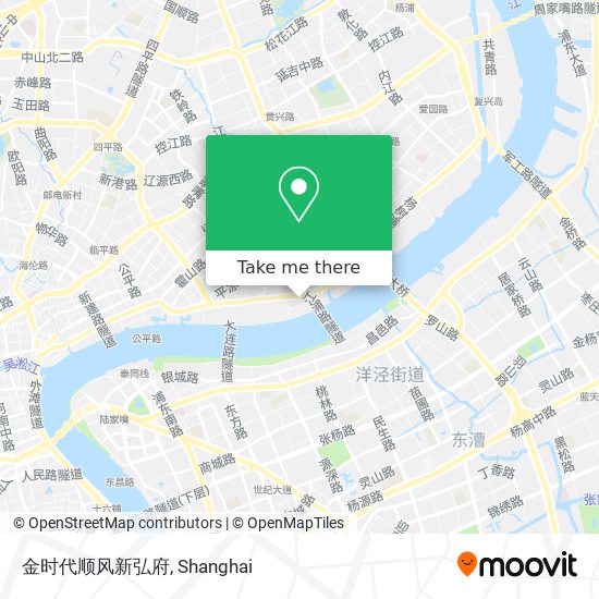 金时代顺风新弘府 map