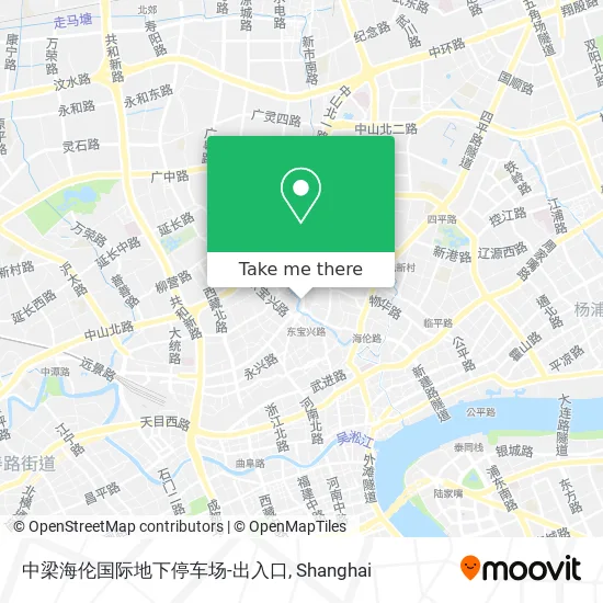 中梁海伦国际地下停车场-出入口 map