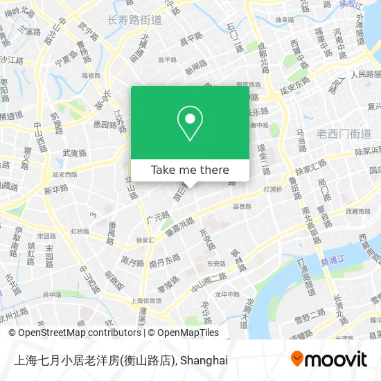 上海七月小居老洋房(衡山路店) map