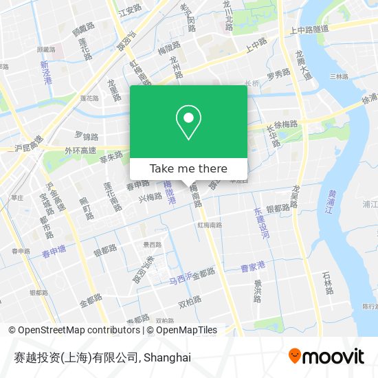 赛越投资(上海)有限公司 map
