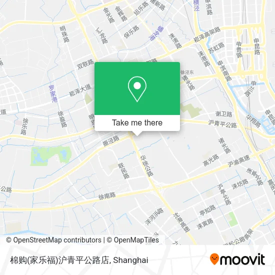 棉购(家乐福)沪青平公路店 map