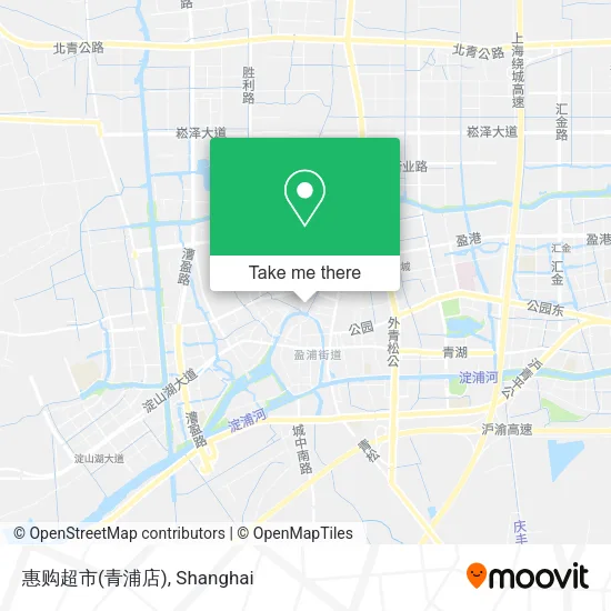 惠购超市(青浦店) map