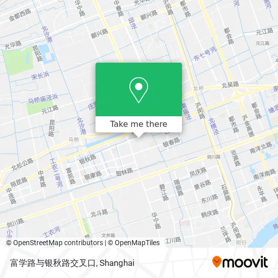 富学路与银秋路交叉口 map