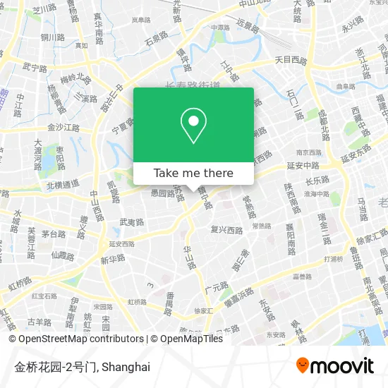 金桥花园-2号门 map