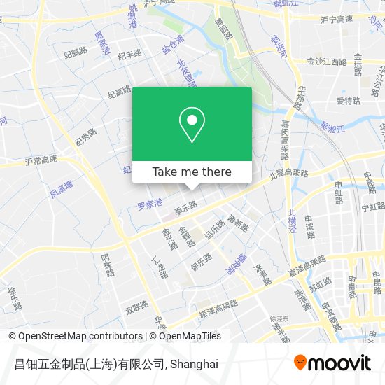 昌钿五金制品(上海)有限公司 map