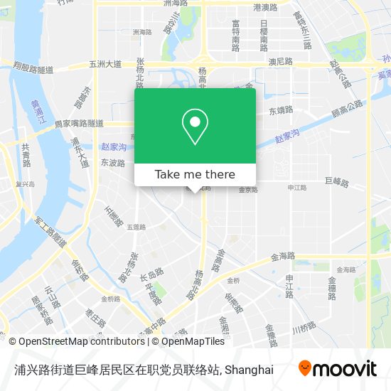 浦兴路街道巨峰居民区在职党员联络站 map